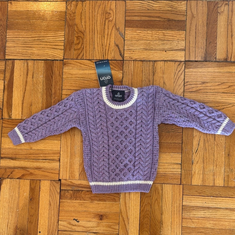 Aran Woolen Mills Cable Knit Sweater